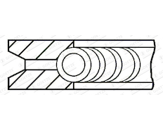 Pístní kroužek GOETZE ENGINE 2.0mm 236 KV1