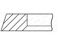 Pístní kroužek GOETZE ENGINE 2.5mm 005IFU CR GOE13