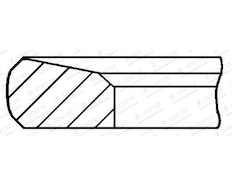 Pístní kroužek GOETZE ENGINE 2.5mm 007IF MOL P KV1