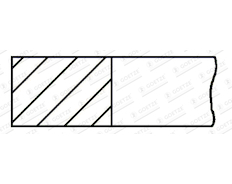 Pístní kroužek GOETZE ENGINE 3.0mm 001 CR P GOE13