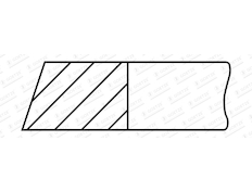 Pístní kroužek GOETZE ENGINE 3.0mm 005 CR P F12