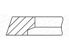 Pístní kroužek GOETZE ENGINE 3.0mm 005IWU CR P F12