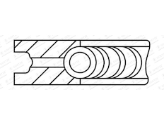 Pístní kroužek GOETZE ENGINE 3.0mm 230 NT P ST