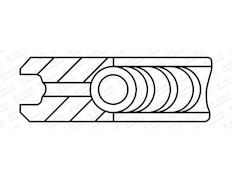 Pístní kroužek GOETZE ENGINE 3.0mm 231 NT