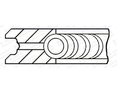 Pístní kroužek GOETZE ENGINE 3.0mm 232 P GOE13