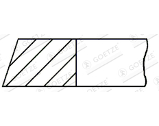 Pístní kroužek GOETZE ENGINE 3.5mm 005 P GOE13