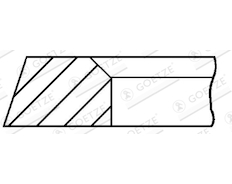 Pístní kroužek GOETZE ENGINE 3.5mm 005IF GOE13