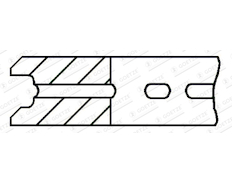 Pístní kroužek GOETZE ENGINE 4.0mm 032