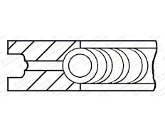 Pístní kroužek GOETZE ENGINE 4.0mm 230 NT ST