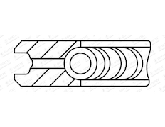 Pístní kroužek GOETZE ENGINE 4.0mm 231 CR FE ST