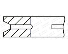 Pístní kroužek GOETZE ENGINE 4.747mm 036 KV1