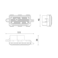 Regulace, vnitřní ventilace MAHLE ORIGINAL ABR 165 000P