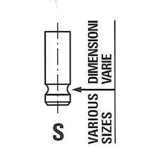 Sací ventil FRECCIA R3741/SCR