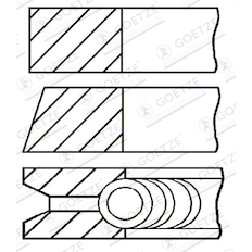 Sada pístních kroužků GOETZE ENGINE 08-101300-00