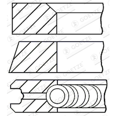 Sada pístních kroužků GOETZE ENGINE 08-101600-00