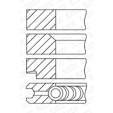 Sada pístních kroužků GOETZE ENGINE 08-106700-00