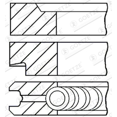 Sada pístních kroužků GOETZE ENGINE 08-106900-00