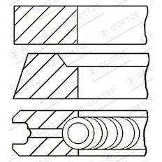 Sada pístních kroužků GOETZE ENGINE 08-111200-00