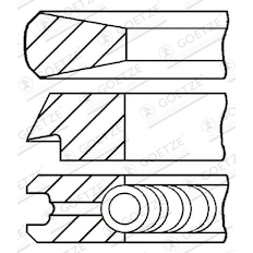 Sada pístních kroužků GOETZE ENGINE 08-114400-45