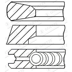 Sada pístních kroužků GOETZE ENGINE 08-123200-00