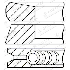 Sada pístních kroužků GOETZE ENGINE 08-127400-00