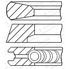 Sada pístních kroužků GOETZE ENGINE 08-136000-00