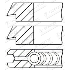 Sada pístních kroužků GOETZE ENGINE 08-140500-00