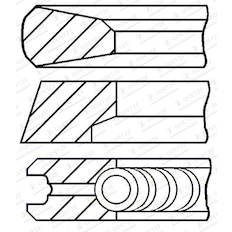 Sada pístních kroužků GOETZE ENGINE 08-141800-00