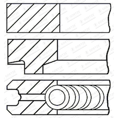 Sada pístních kroužků GOETZE ENGINE 08-146108-00