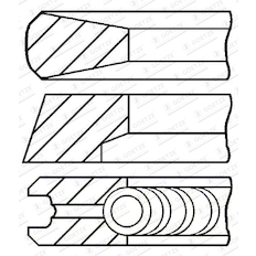 Sada pístních kroužků GOETZE ENGINE 08-146300-10