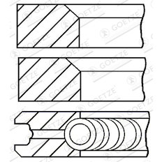 Sada pístních kroužků GOETZE ENGINE 08-170707-10