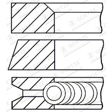 Sada pístních kroužků GOETZE ENGINE 08-227700-00