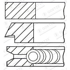 Sada pístních kroužků GOETZE ENGINE 08-304200-00