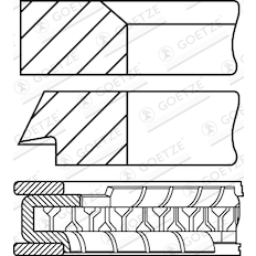 Sada pístních kroužků GOETZE ENGINE 08-305000-10