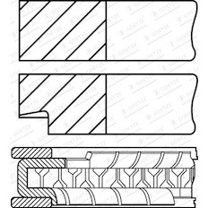 Sada pístních kroužků GOETZE ENGINE 08-317300-10