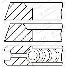 Sada pístních kroužků GOETZE ENGINE 08-318600-10