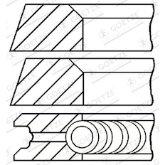 Sada pístních kroužků GOETZE ENGINE 08-320300-10