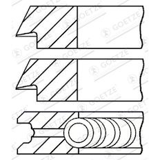 Sada pístních kroužků GOETZE ENGINE 08-325400-00