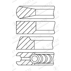 Sada pístních kroužků GOETZE ENGINE 08-347900-30