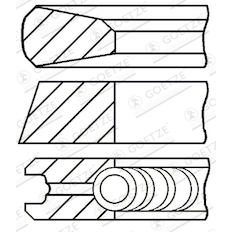 Sada pístních kroužků GOETZE ENGINE 08-362100-10