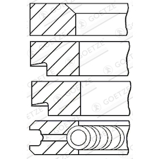 Sada pístních kroužků GOETZE ENGINE 08-396300-10