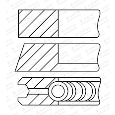 Sada pístních kroužků GOETZE ENGINE 08-399107-10