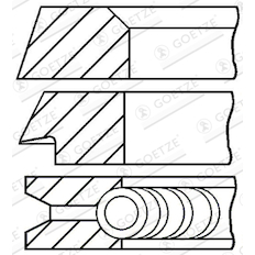 Sada pístních kroužků GOETZE ENGINE 08-405314-10