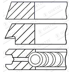 Sada pístních kroužků GOETZE ENGINE 08-409000-00