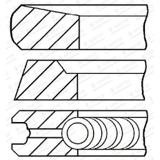 Sada pístních kroužků GOETZE ENGINE 08-422805-00