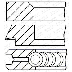 Sada pístních kroužků GOETZE ENGINE 08-426907-00