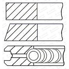 Sada pístních kroužků GOETZE ENGINE 08-429306-10