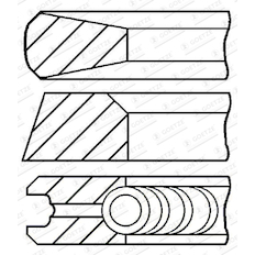 Sada pístních kroužků GOETZE ENGINE 08-429600-10