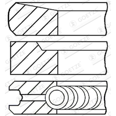 Sada pístních kroužků GOETZE ENGINE 08-431700-00