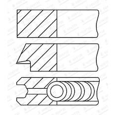 Sada pístních kroužků GOETZE ENGINE 08-432200-10